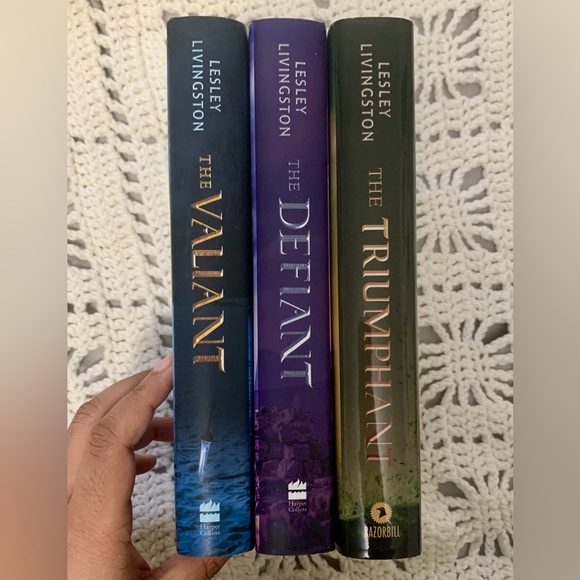 Valiant Trilogy by Lesley Livingston | Hardback | Used Book: Very Good Condition - Picture 2 of 2